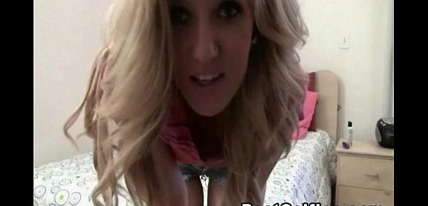  Stunning Blonde Babe Emily Kae Toys Her Pussy To Orgasm